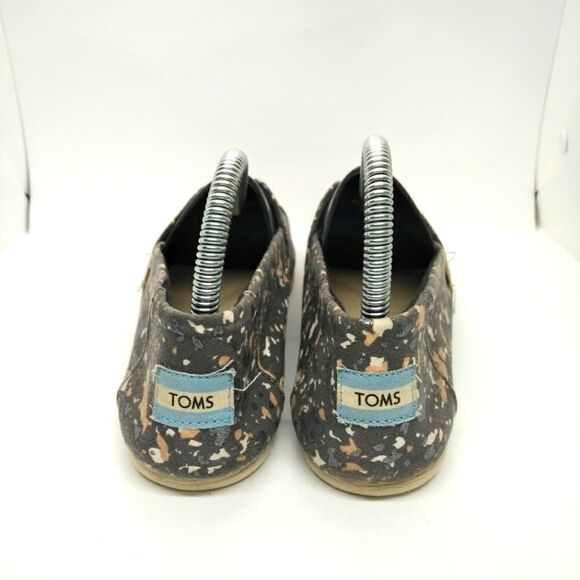 Toms Alpargata Canvas Flats Shoes Women's Size 8 Grey - Picture 4 of 8